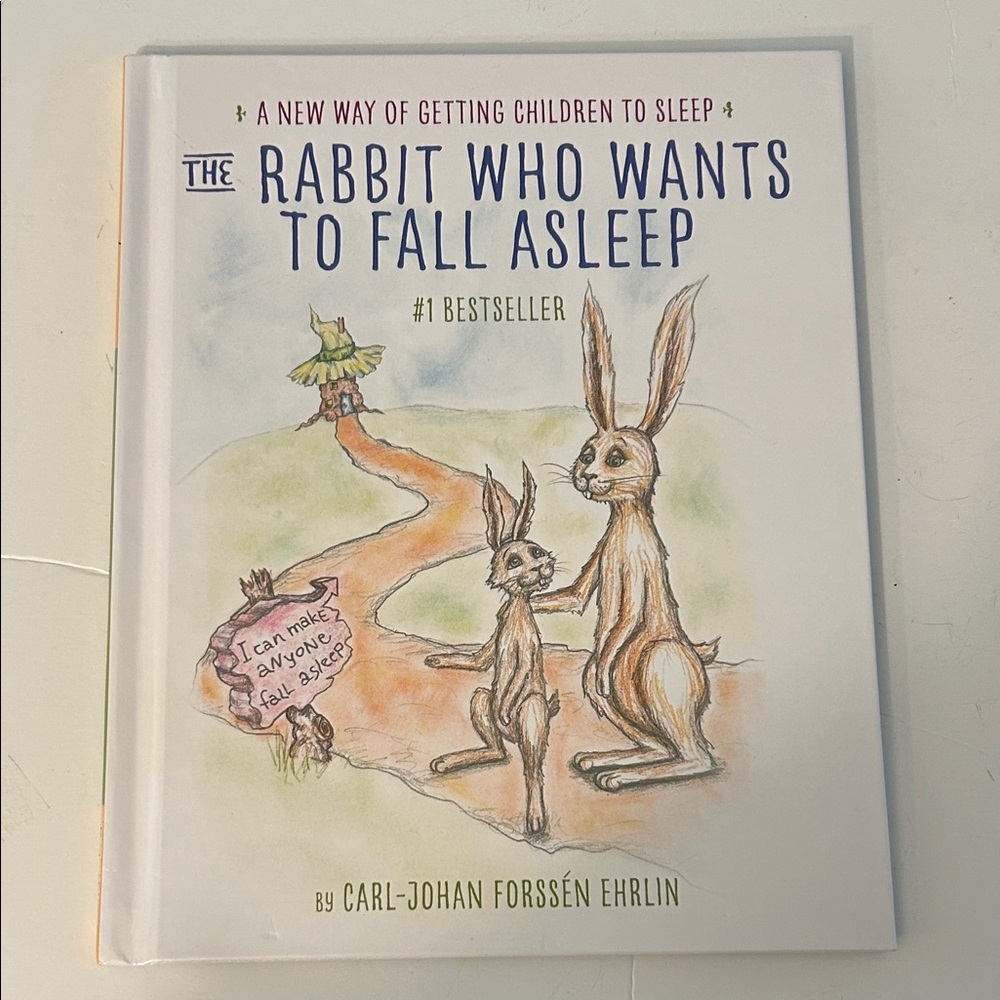 The Rabbit Who Wants to Fall Asleep - Children's Book, hardcover